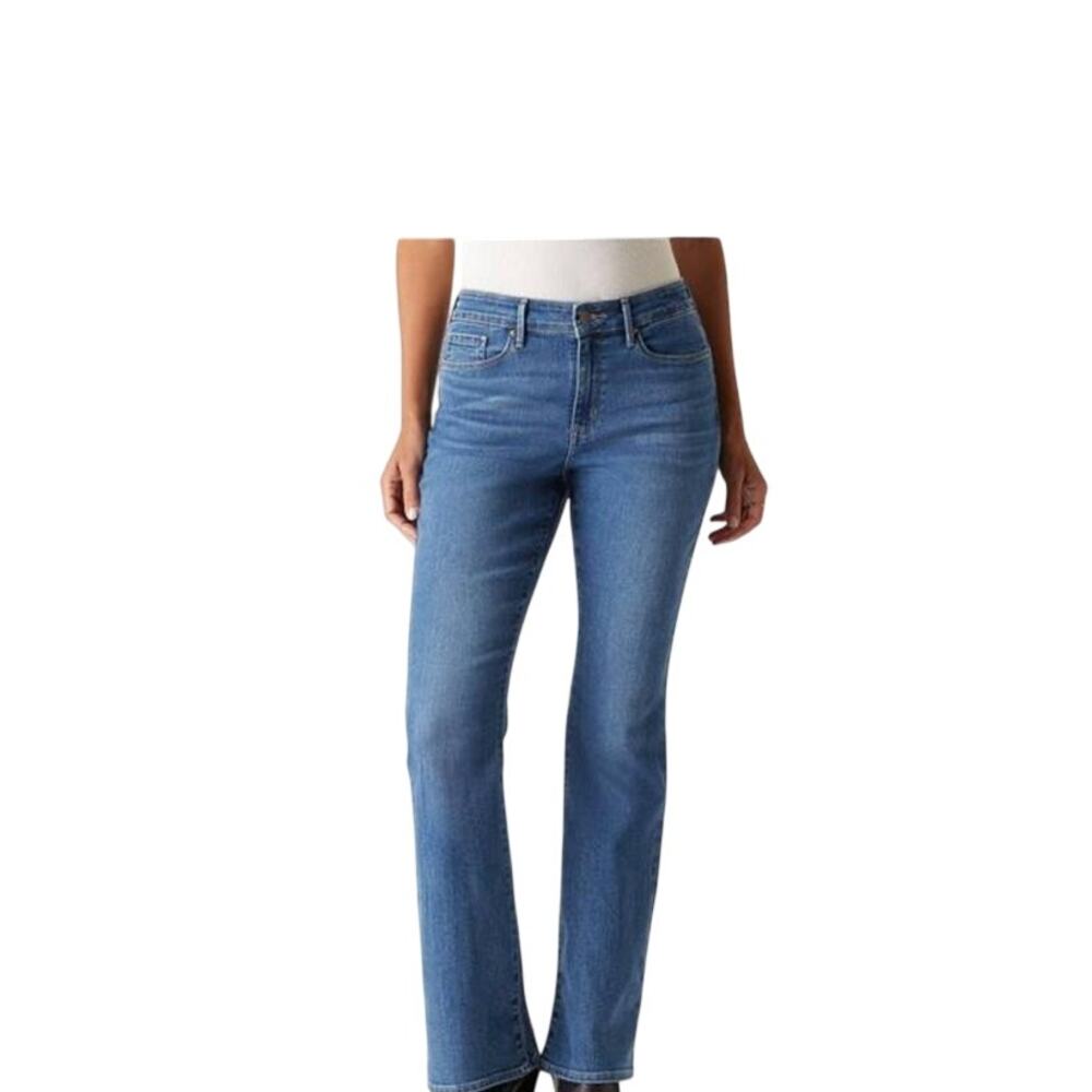 Levi Strauss signature mid-rise bootcut jeans 32x34 size 14L